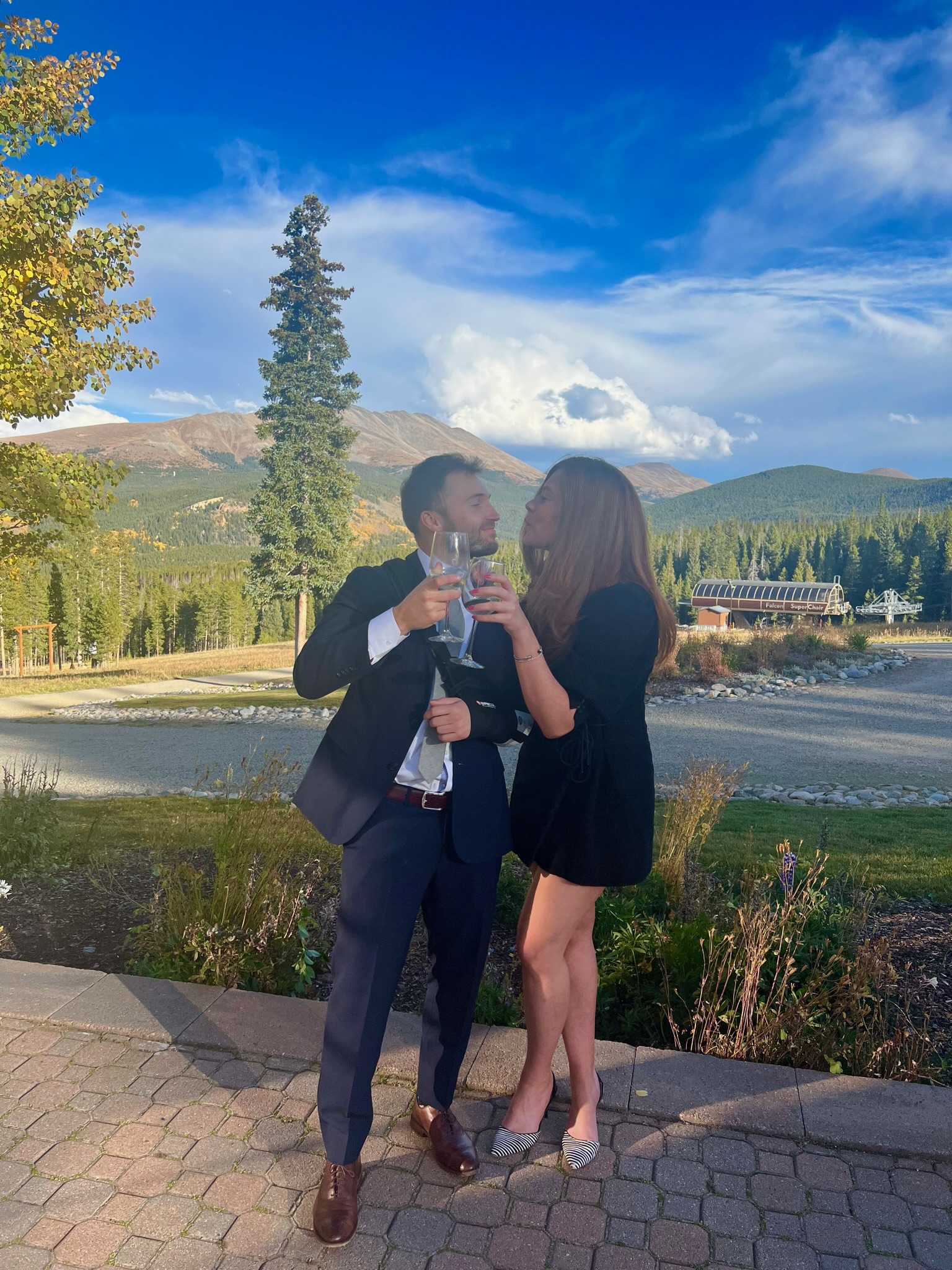 Toasting together