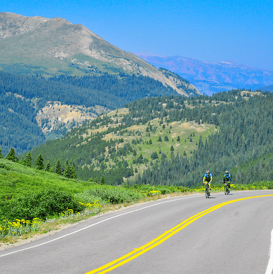 Scenic mountain road to Aspen